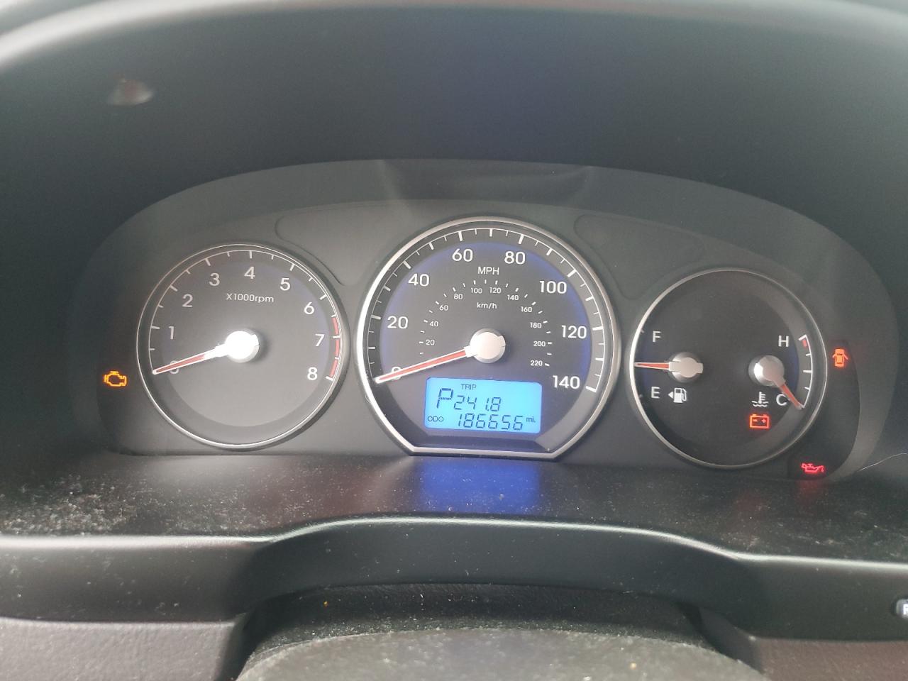 2012 Hyundai Santa Fe VIN 5XYZG3AB7CG124818 Copart auction photo, mechanical damage thumbnail 9