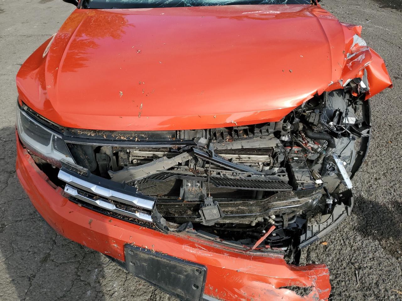 2018 Volkswagen Tiguan VIN 3VV2B7AX9JM074668 Copart auction photo, front end damage thumbnail 12
