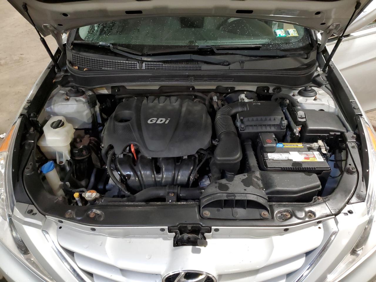 2013 Hyundai Sonata VIN 5NPEB4AC3DH616770 Copart auction photo, side / front end damage thumbnail 11