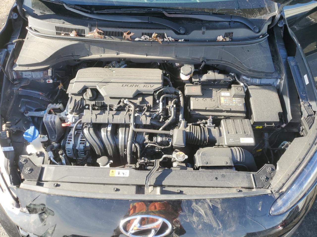 2023 Hyundai Kona VIN KM8K6CAB1PU965389 Copart auction photo, front end damage thumbnail 11