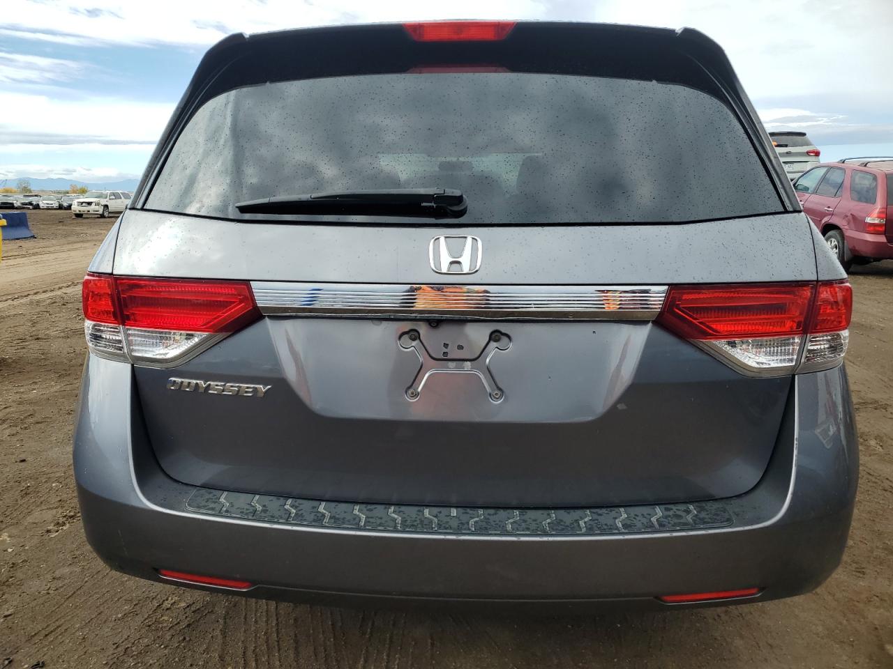 2014 Honda Odyssey VIN 5FNRL5H46EB056889 Copart auction photo, hail damage thumbnail 6
