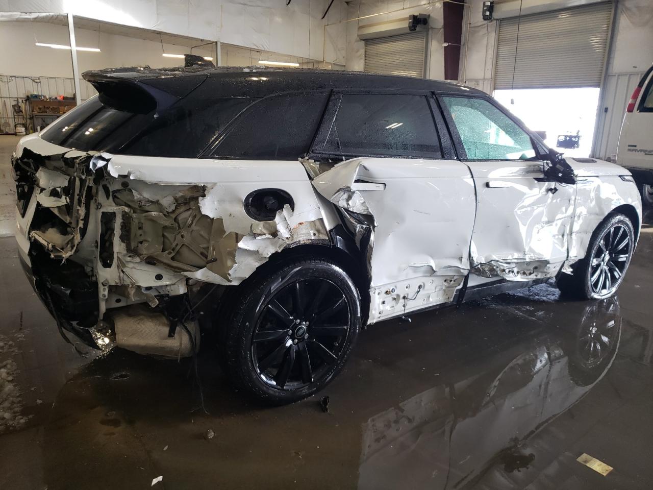 2020 Land Rover Range Rover VIN SALYK2EXXLA293248 Copart auction photo, side / rear end damage thumbnail 3