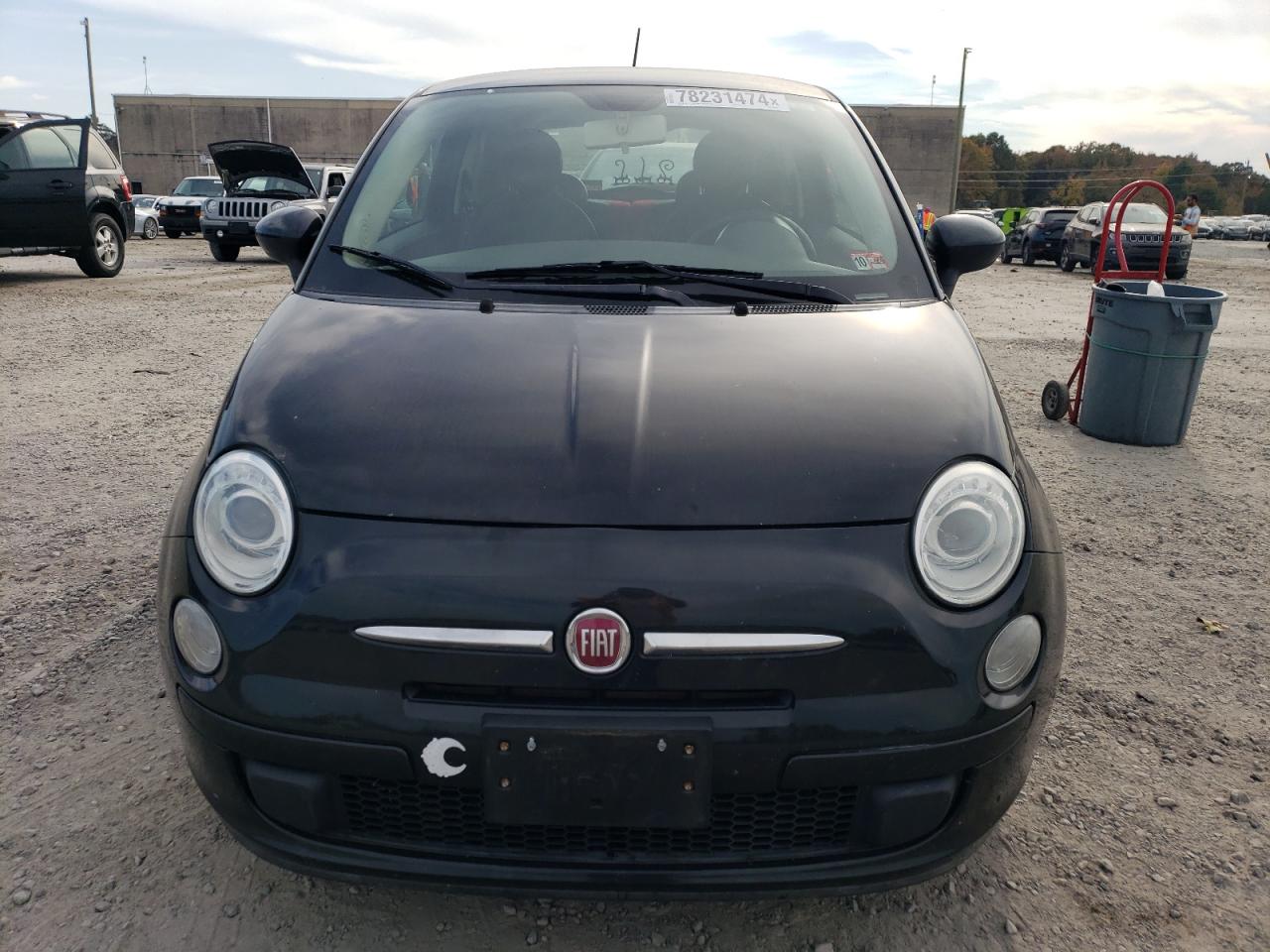 2012 Fiat 500 VIN 3C3CFFAR3CT363755 Copart auction photo, side / minor dent/scratches damage thumbnail 5