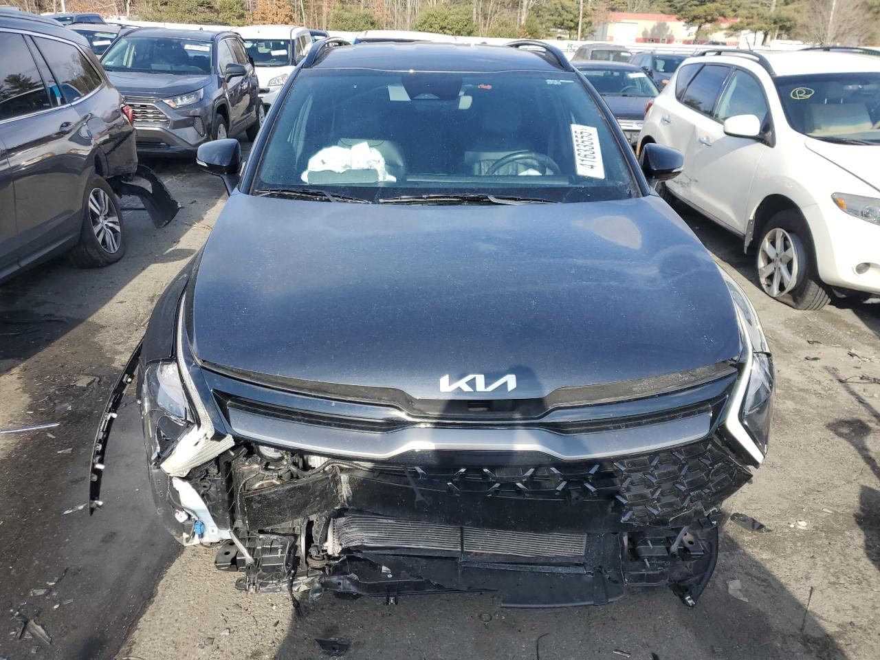 2023 KIA Sportage VIN 5XYK6CAF7PG049924 Copart auction photo, front end / side damage thumbnail 5