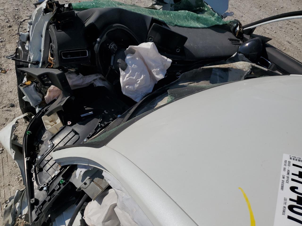 2022 Honda Civic VIN 2HGFE2F59NH561229 Copart auction photo, all over damage thumbnail 8