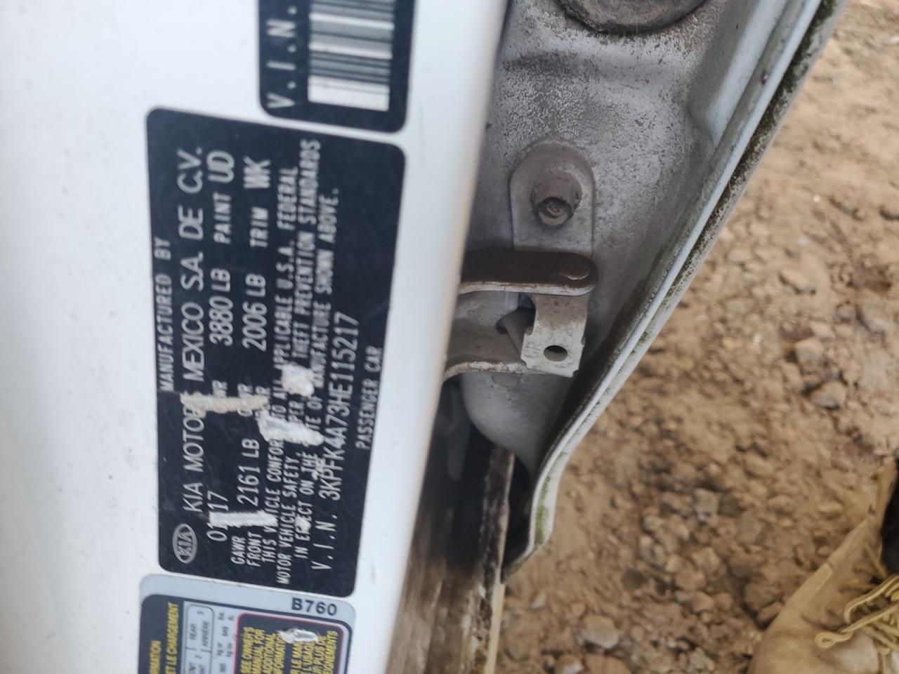 2017 KIA Forte VIN 3KPFK4A73HE115217 Copart auction photo, front end damage thumbnail 12