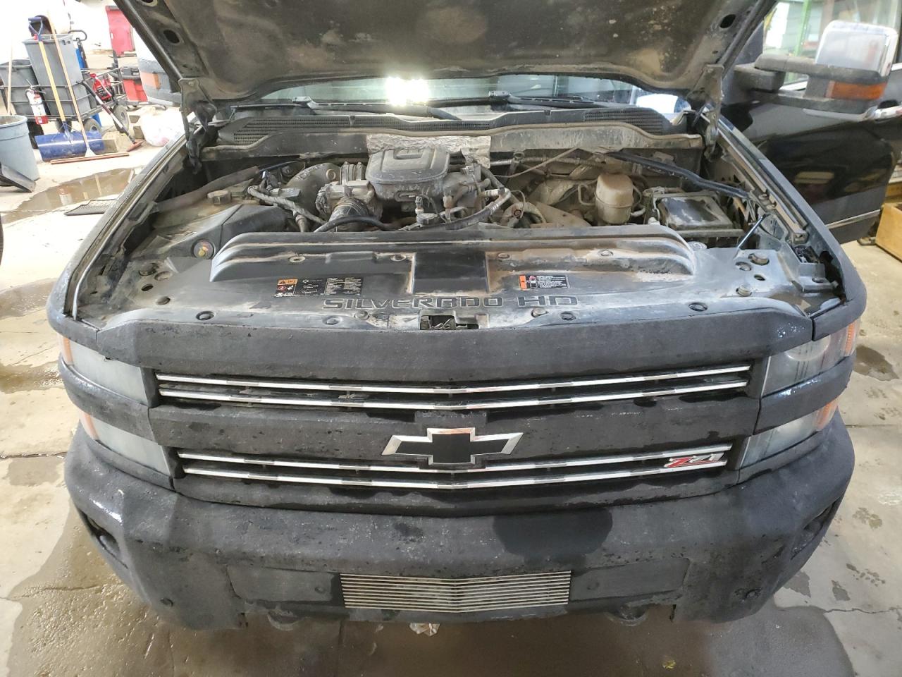 2016 Chevrolet Silverado VIN 1GC4K0E81GF136283 Copart auction photo, side / rear end damage thumbnail 11