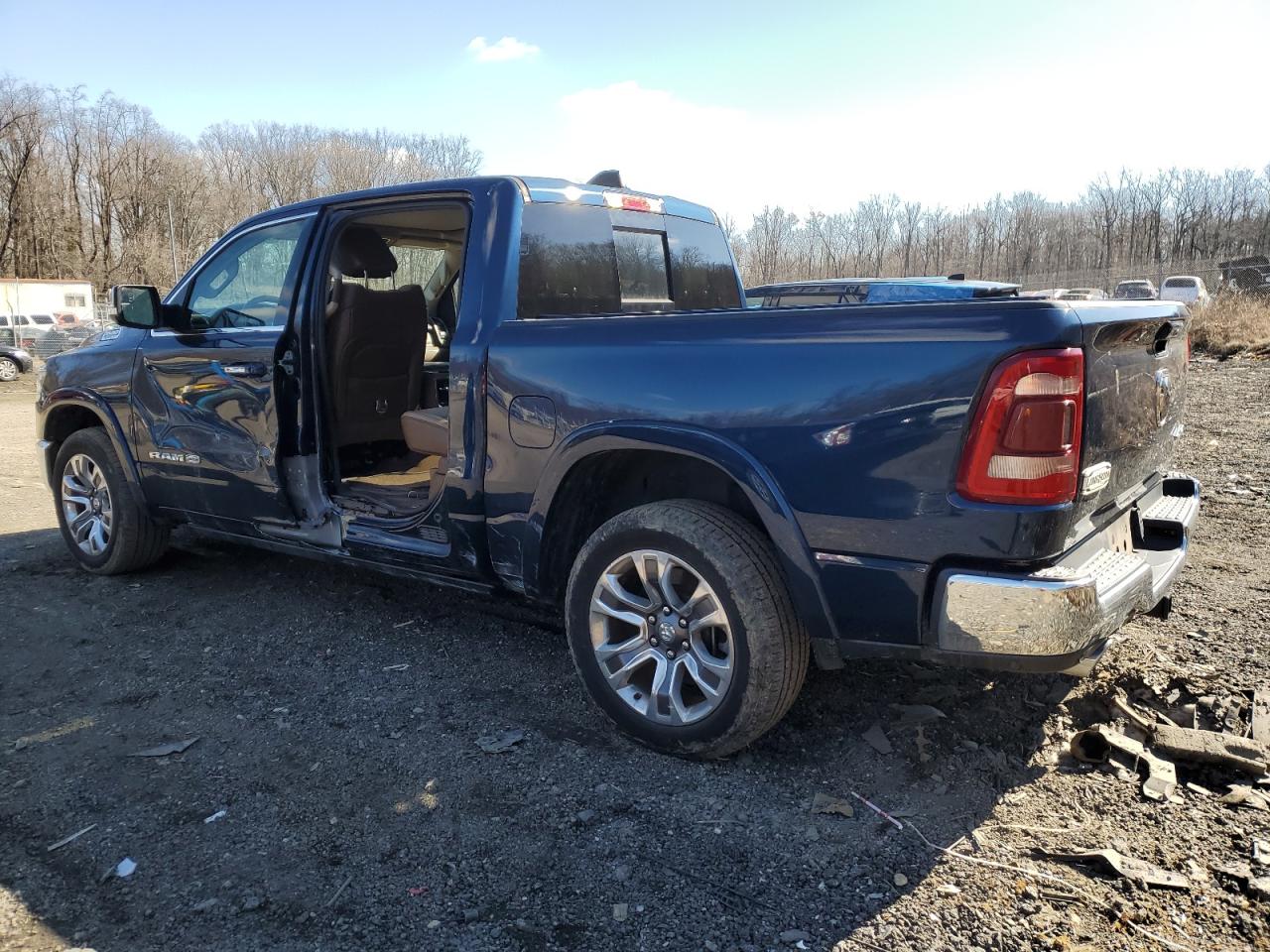 2019 RAM 1500 VIN 1C6SRFKT4KN660998 Copart auction photo, side damage thumbnail 2
