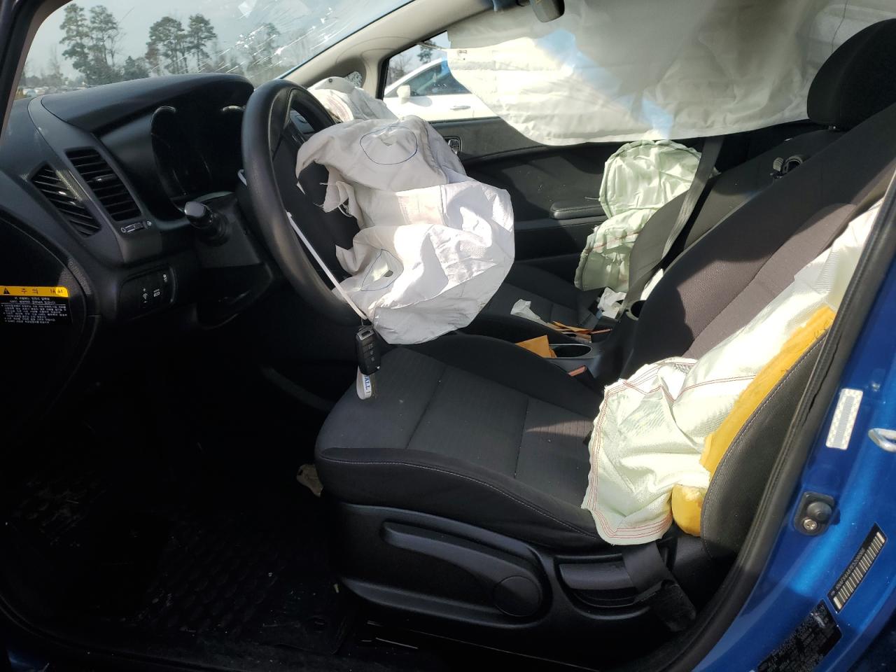 2014 KIA Forte VIN KNAFX4A67E5206066 Copart auction photo, all over damage thumbnail 7