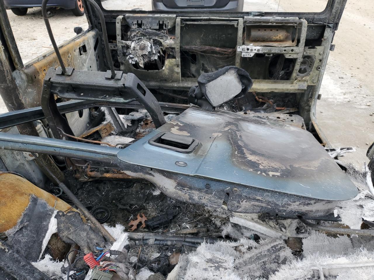 1998 Jeep Wrangler VIN 1J4FY29P4WP759579 Copart auction photo, burn / burn - interior damage thumbnail 8