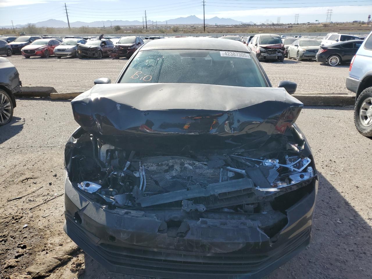 2016 Volkswagen Jetta VIN 3VW267AJ5GM281904 Copart auction photo, front end / mechanical damage thumbnail 5
