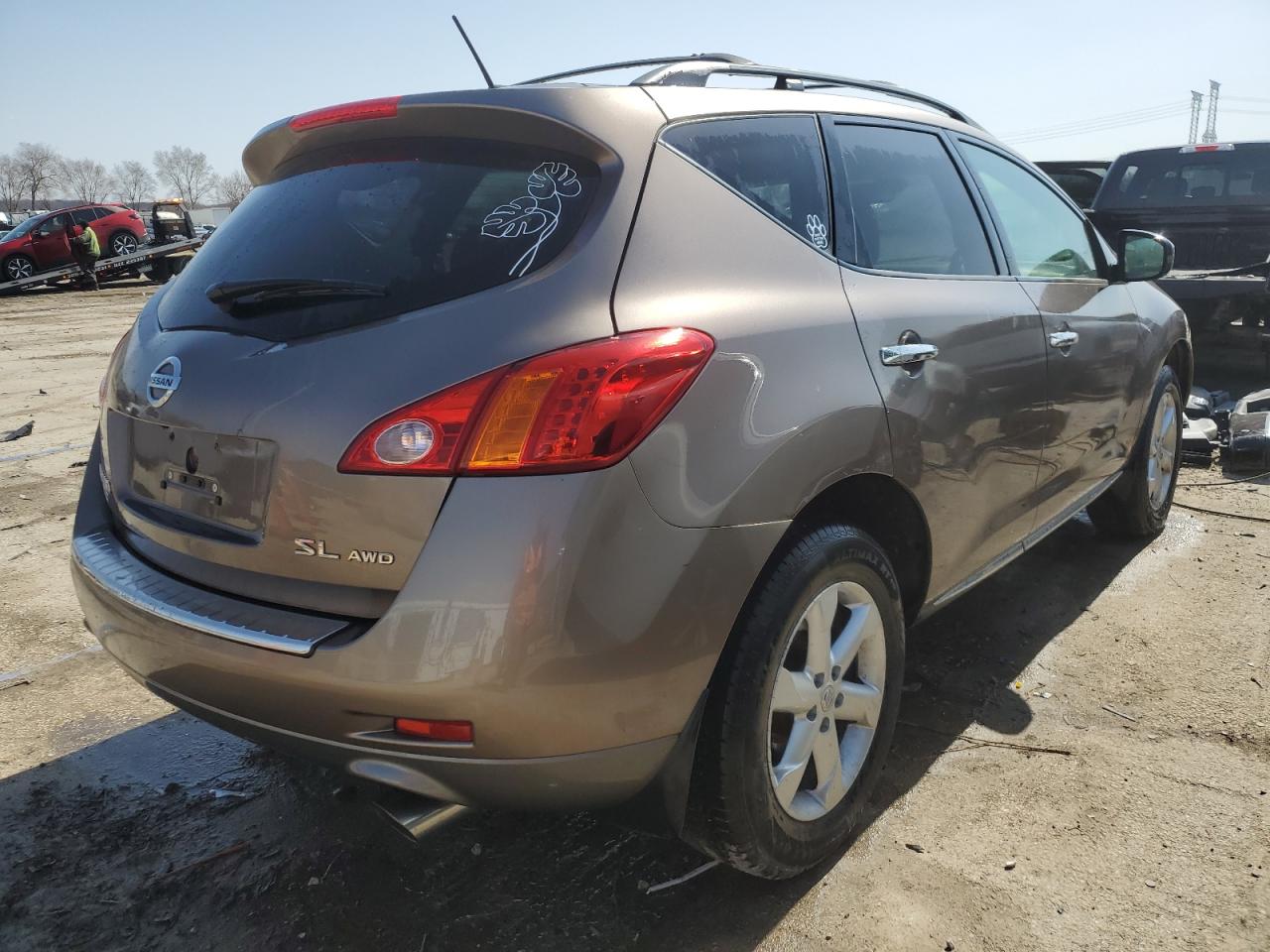 2009 Nissan Murano VIN JN8AZ18W99W214380 Copart auction photo, minor dent/scratches damage thumbnail 3