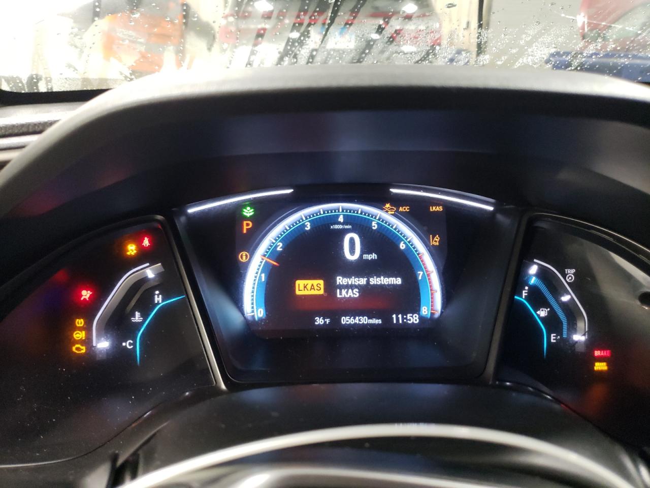 2019 Honda Civic VIN SHHFK7H68KU412370 Copart auction photo, front end damage thumbnail 9