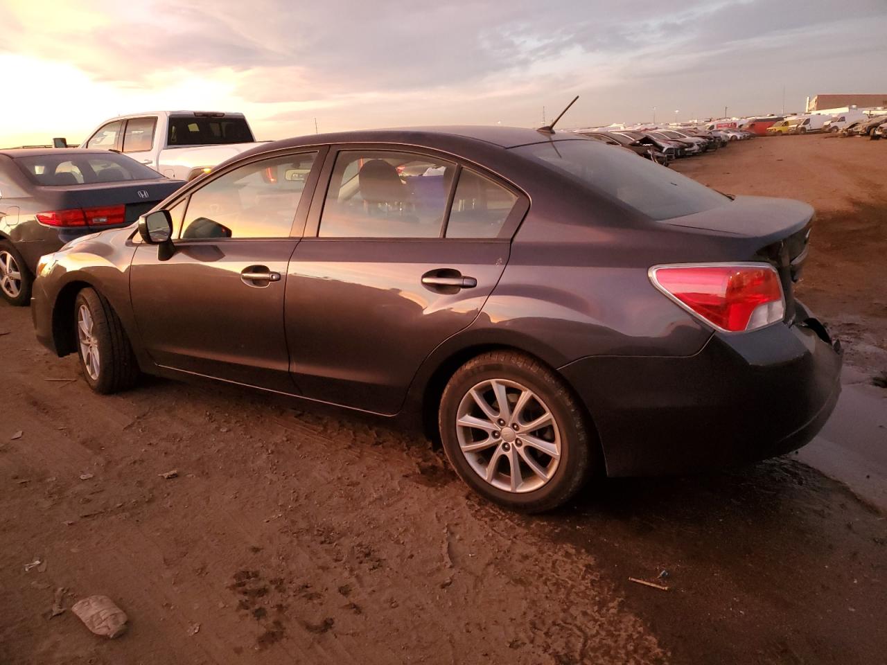 2014 Subaru Impreza VIN JF1GJAC60EH016165 Copart auction photo, rear end damage thumbnail 2