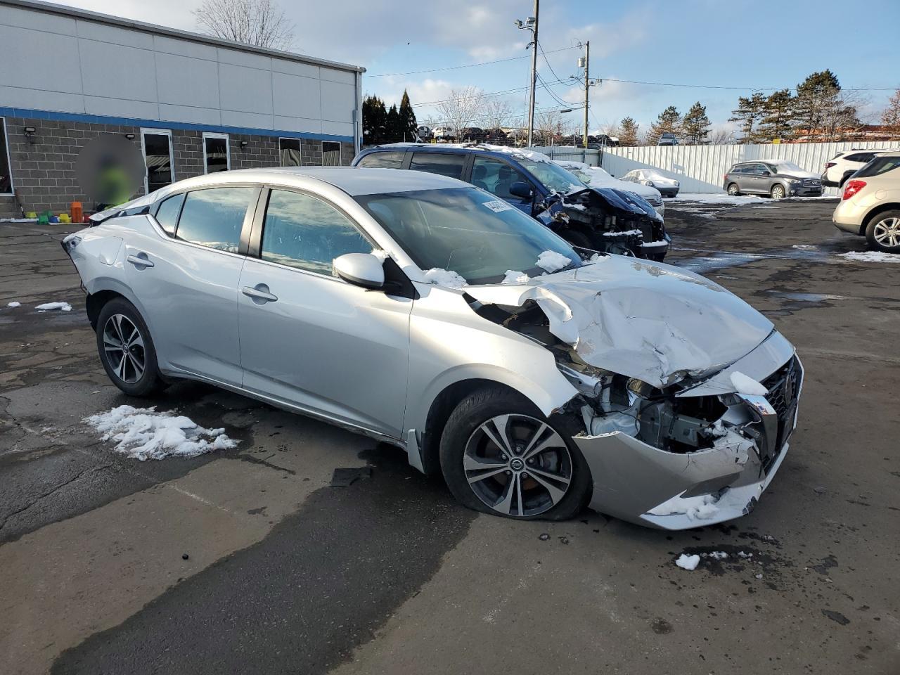 2021 Nissan Sentra VIN 3N1AB8CV4MY292304 Copart auction photo, front end / rear end damage thumbnail 4