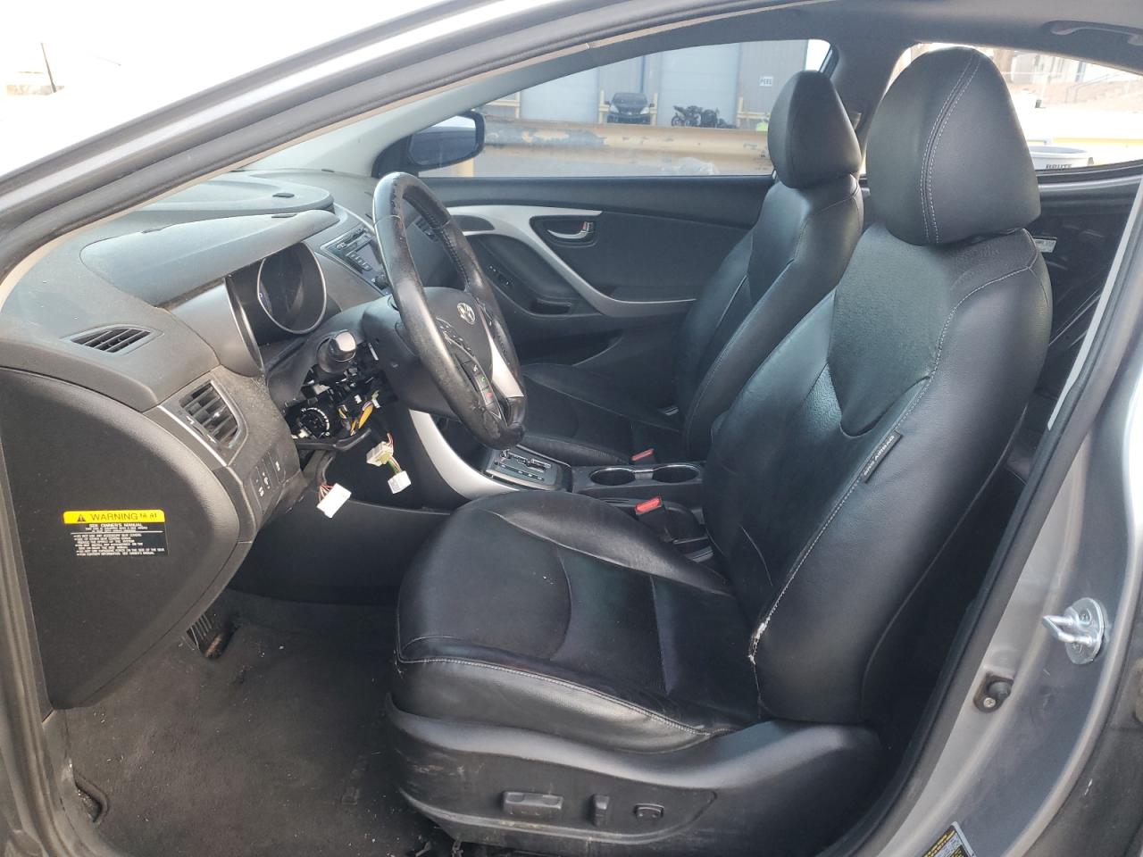 2013 Hyundai Elantra VIN KMHDH4AE0DU691097 Copart auction photo, front end / side damage thumbnail 7
