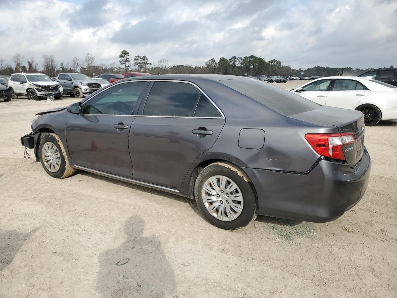2014 Toyota Camry VIN 4T1BF1FK9EU408059 Copart auction photo, front end / rear end damage thumbnail 2