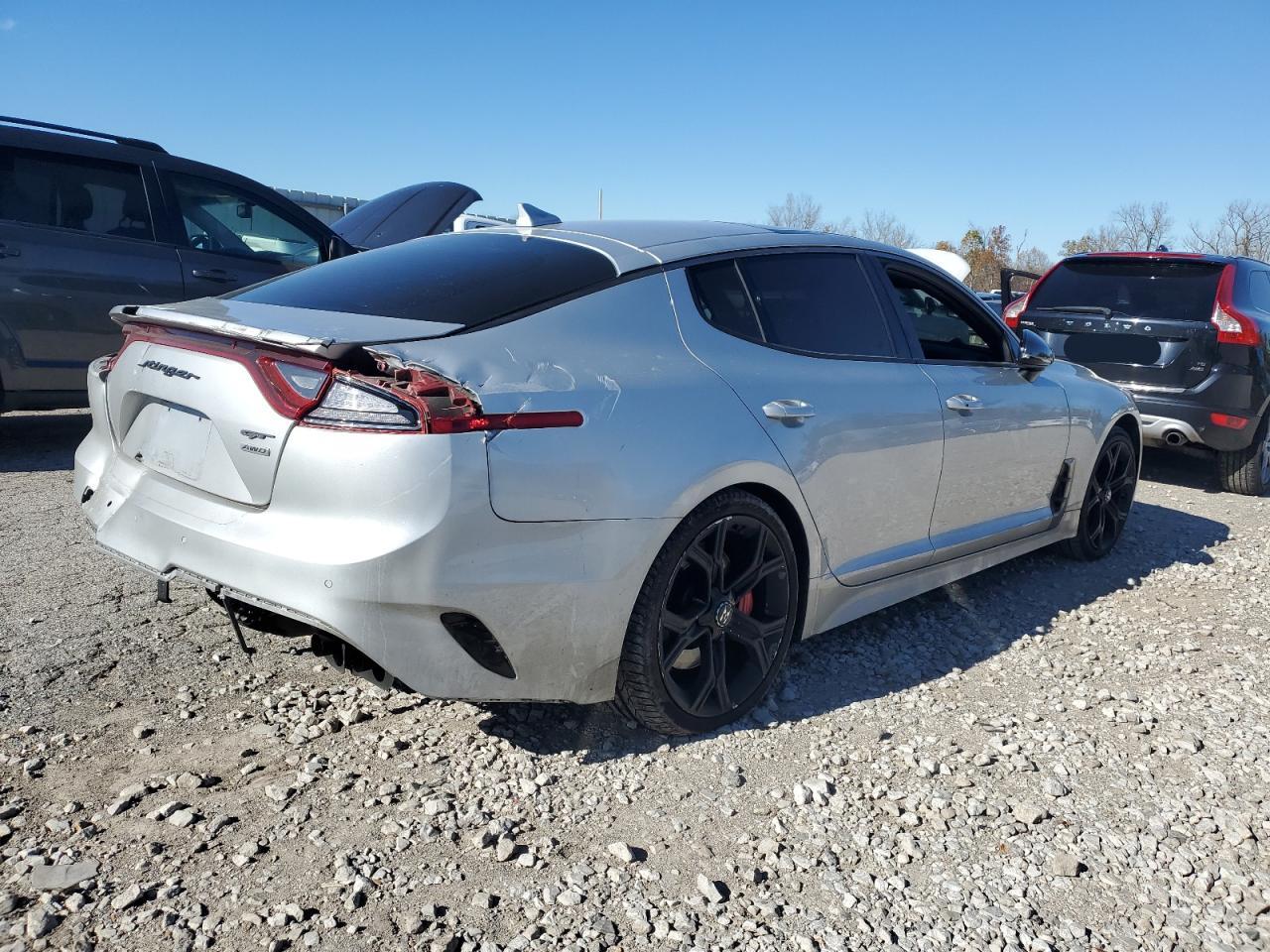 2018 KIA Stinger VIN KNAE45LC3J6020364 Copart auction photo, rear end / front end damage thumbnail 3