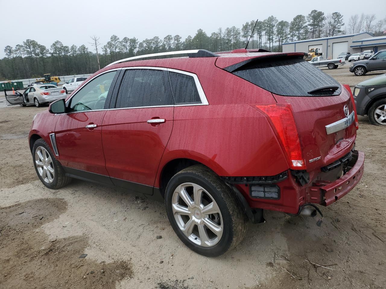 2015 Cadillac SRX VIN 3GYFNCE37FS586045 Copart auction photo, rear end damage thumbnail 2