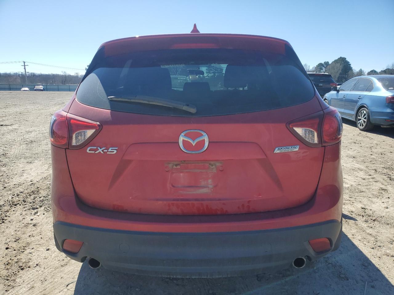 2016 Mazda CX-5 VIN JM3KE2BY0G0784397 Copart auction photo, hail / minor dent/scratches damage thumbnail 6