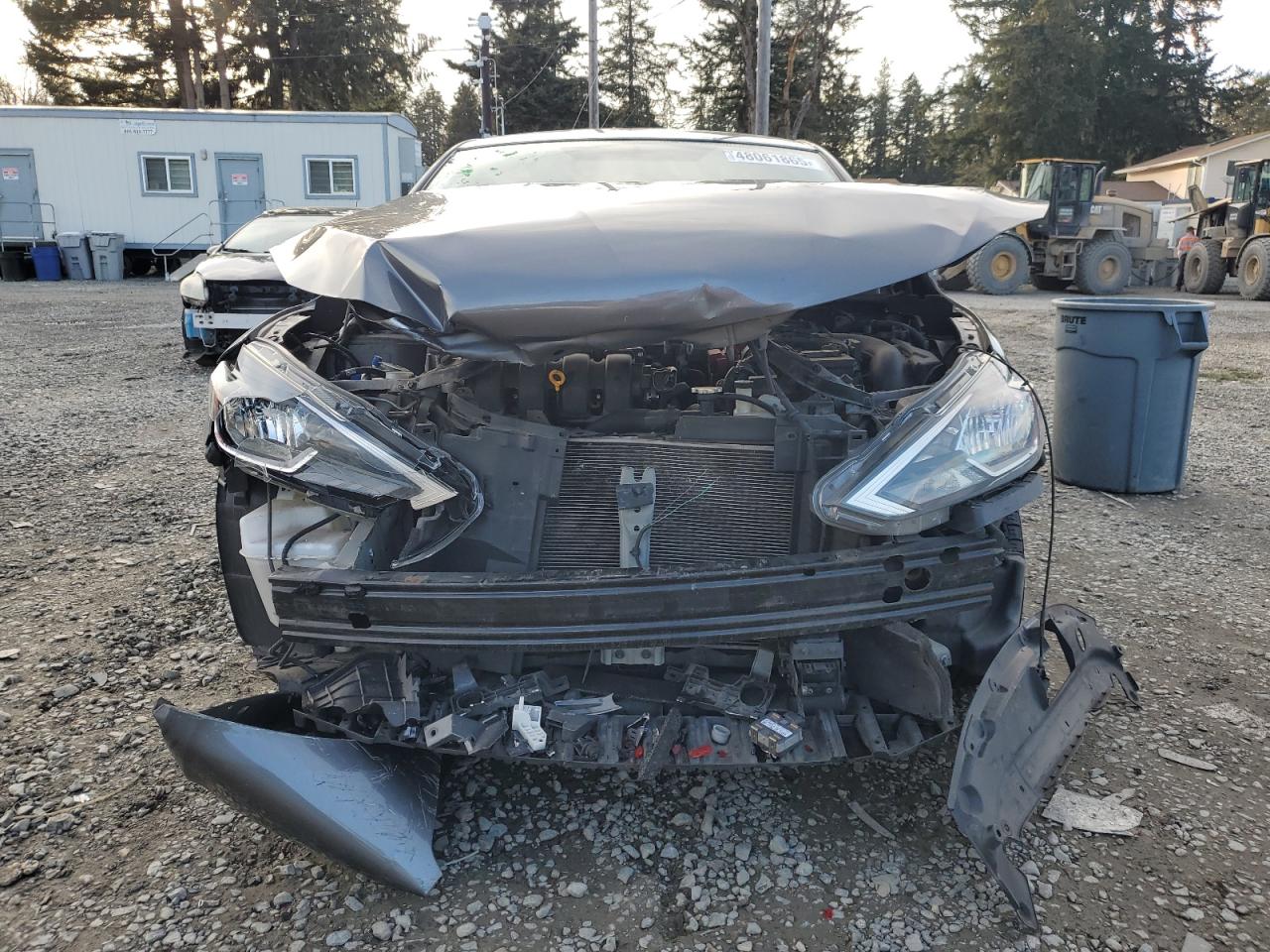 2019 Nissan Sentra VIN 3N1AB7APXKY252837 Copart auction photo, rear end / front end damage thumbnail 5