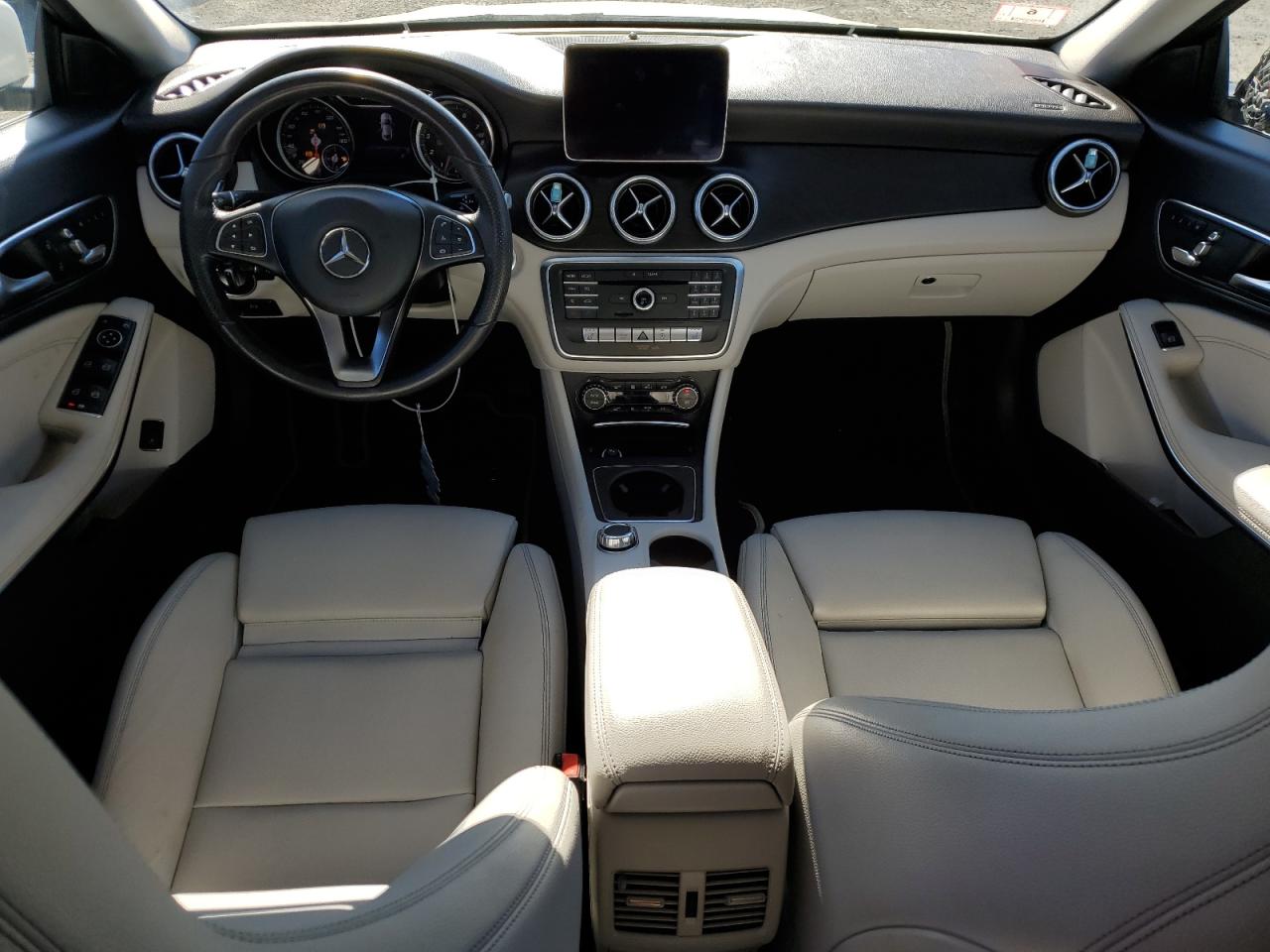 2019 Mercedes-Benz CLA-klasse VIN WDDSJ4GB8KN716662 Copart auction photo, front end / side damage thumbnail 8
