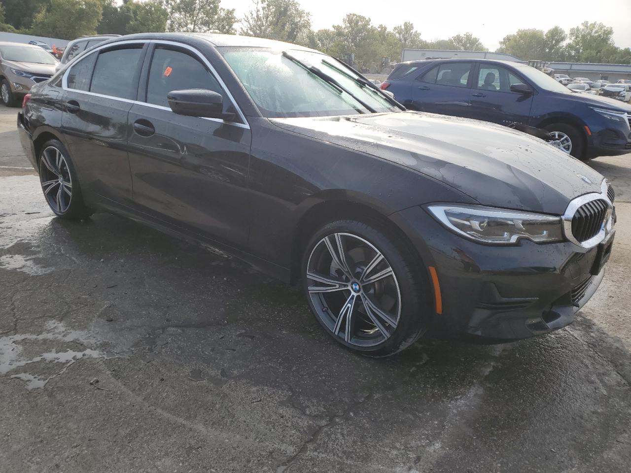 2021 BMW 3er VIN 3MW5R7J05M8B84055 Copart auction photo, front end damage thumbnail 4