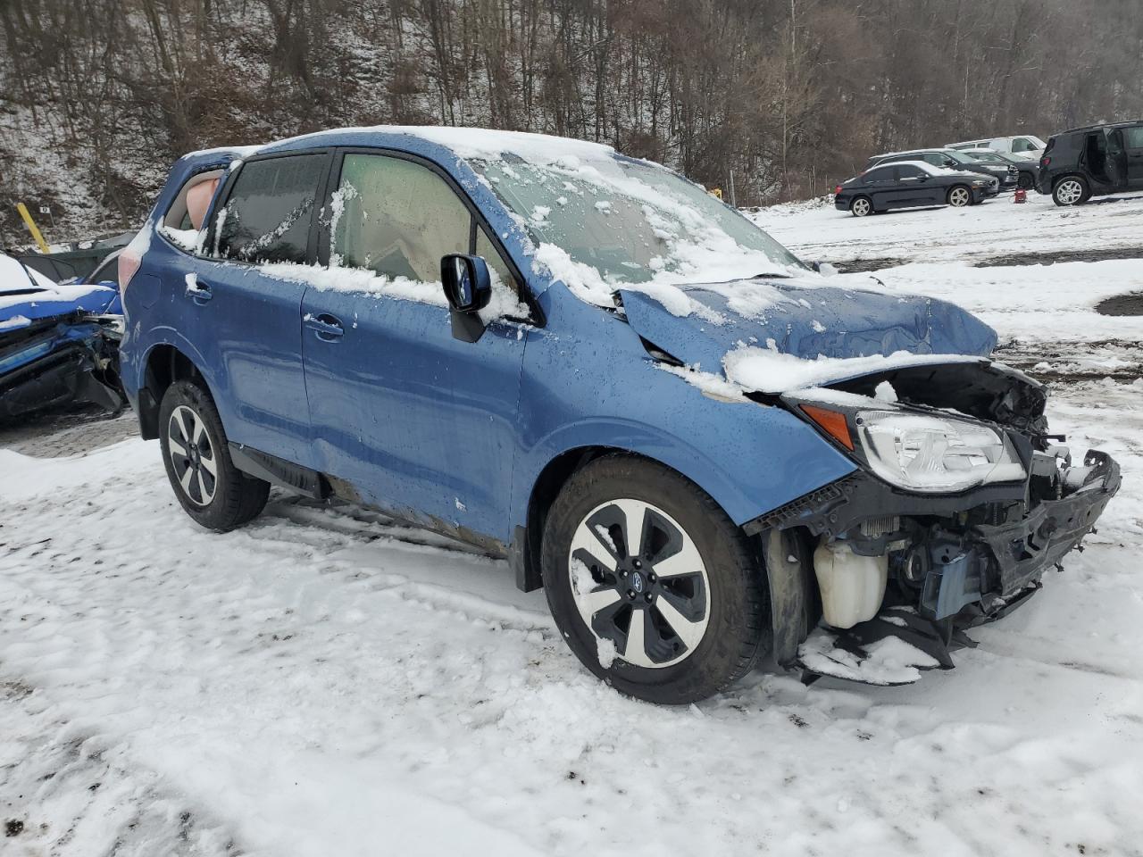 2018 Subaru Forester VIN JF2SJAEC9JH483099 Copart auction photo, all over damage thumbnail 4