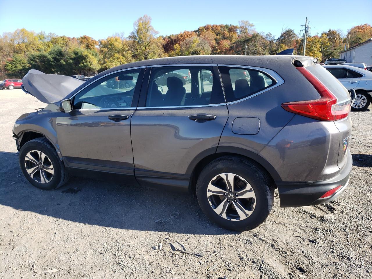 2018 Honda CR-V VIN 2HKRW6H39JH217770 Copart auction photo, front end / rear end damage thumbnail 2
