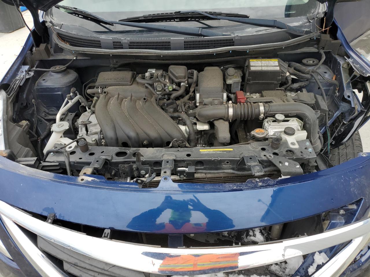 2019 Nissan Versa VIN 3N1CN7AP5KL838908 Copart auction photo, front end damage thumbnail 11