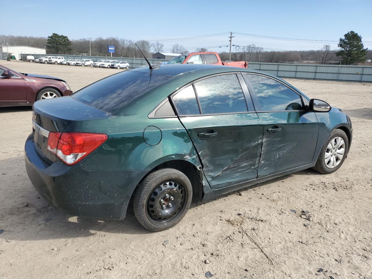 2014 Chevrolet Cruze VIN 1G1PA5SH1E7316364 Copart auction photo, side / minor dent/scratches damage thumbnail 3