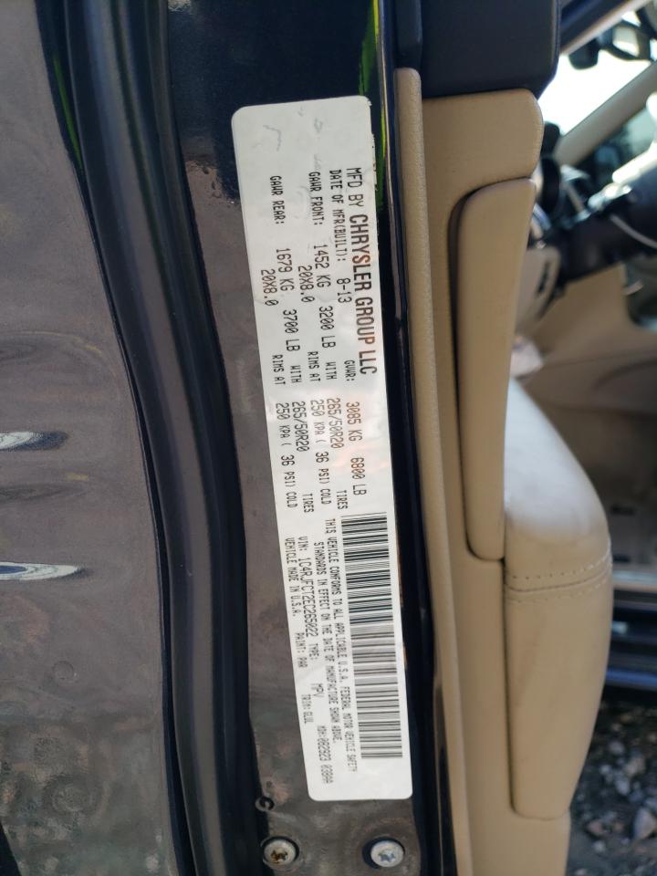 2014 Jeep Grand Cherokee VIN 1C4RJFCT2EC265022 Copart auction photo, front end damage thumbnail 15