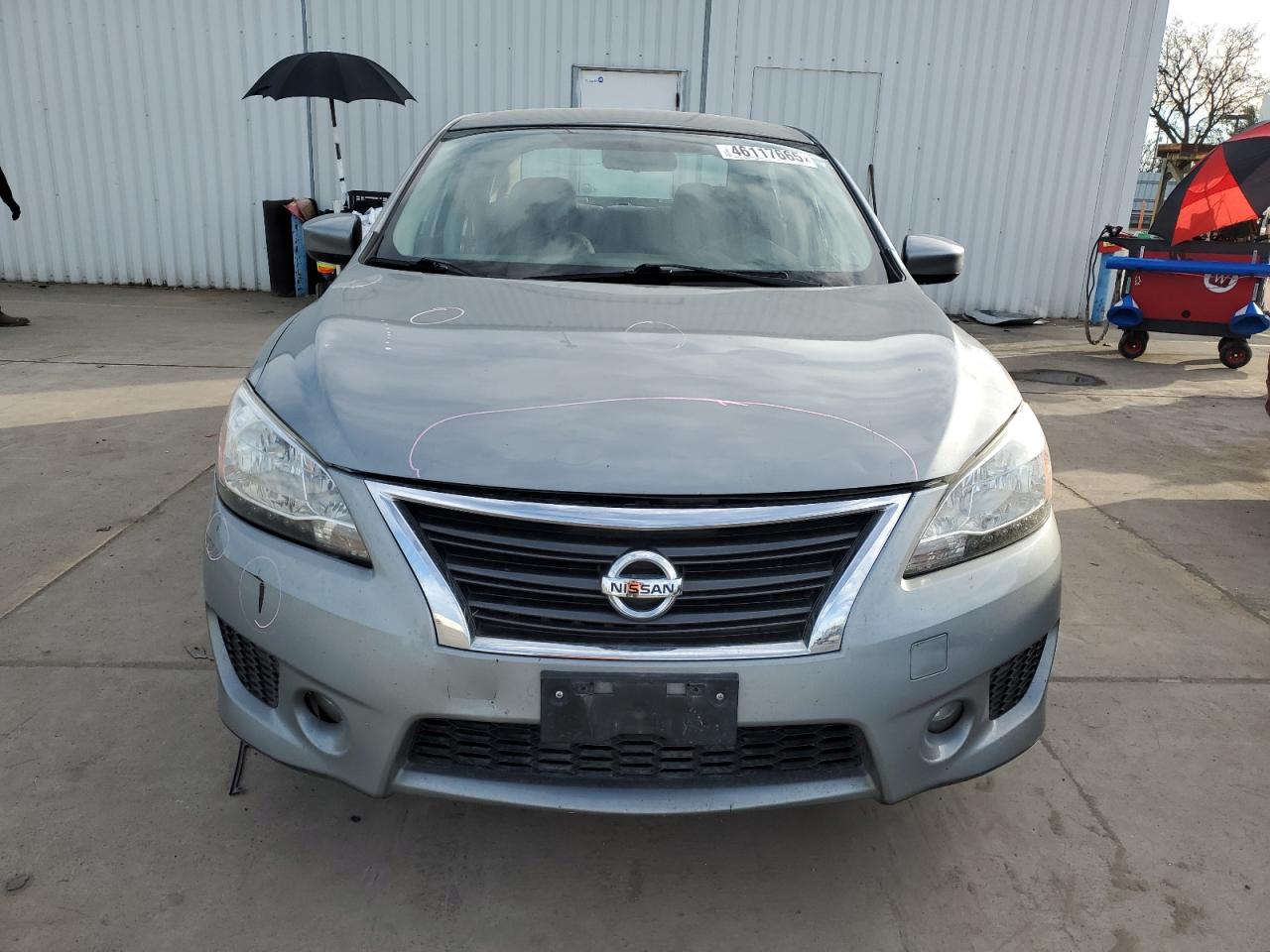 2013 Nissan Sentra VIN 3N1AB7AP1DL684507 Copart auction photo, rear end / front end damage thumbnail 5