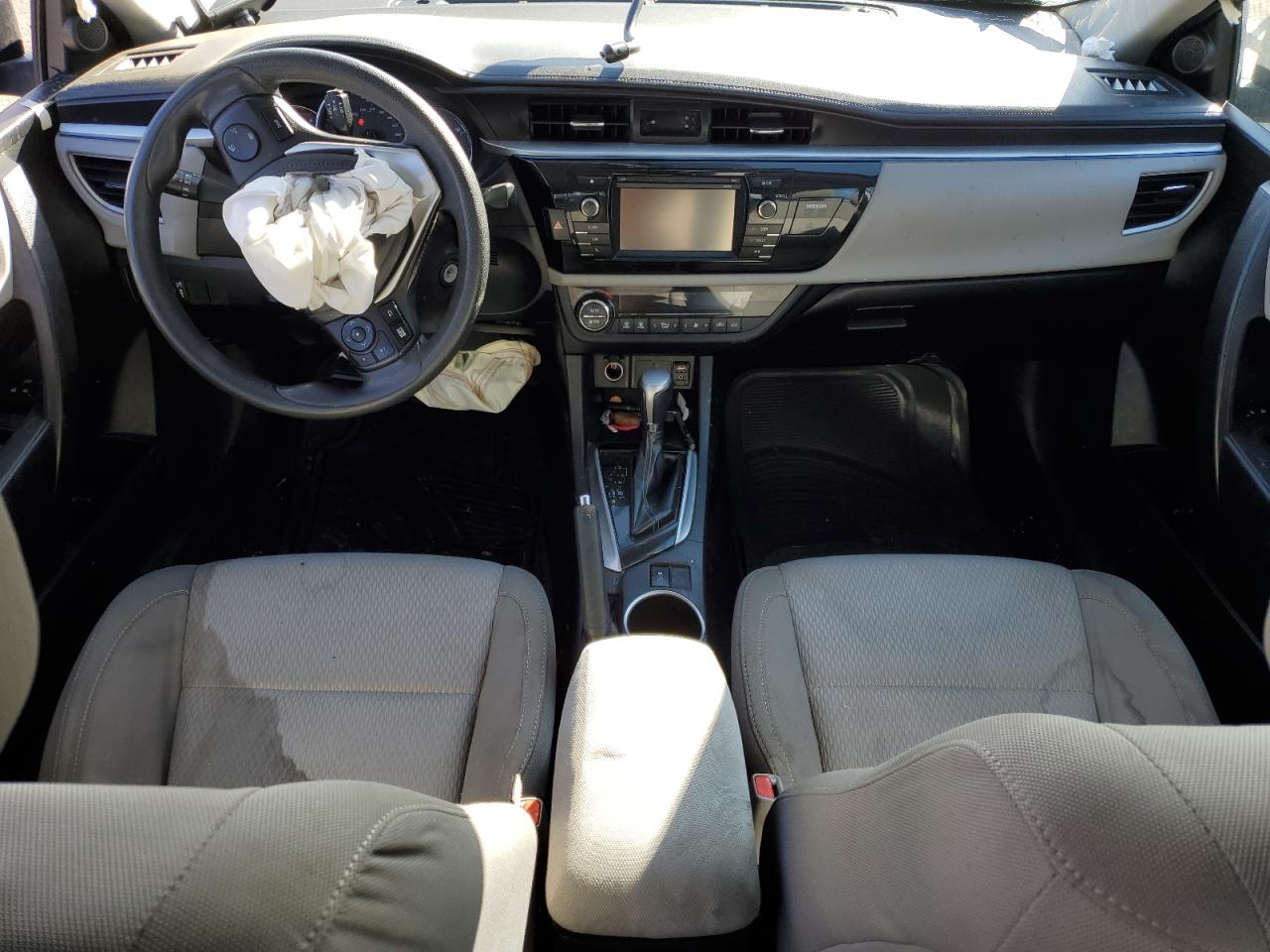2015 Toyota Corolla VIN 5YFBURHE0FP351765 Copart auction photo, front end / hail damage thumbnail 8