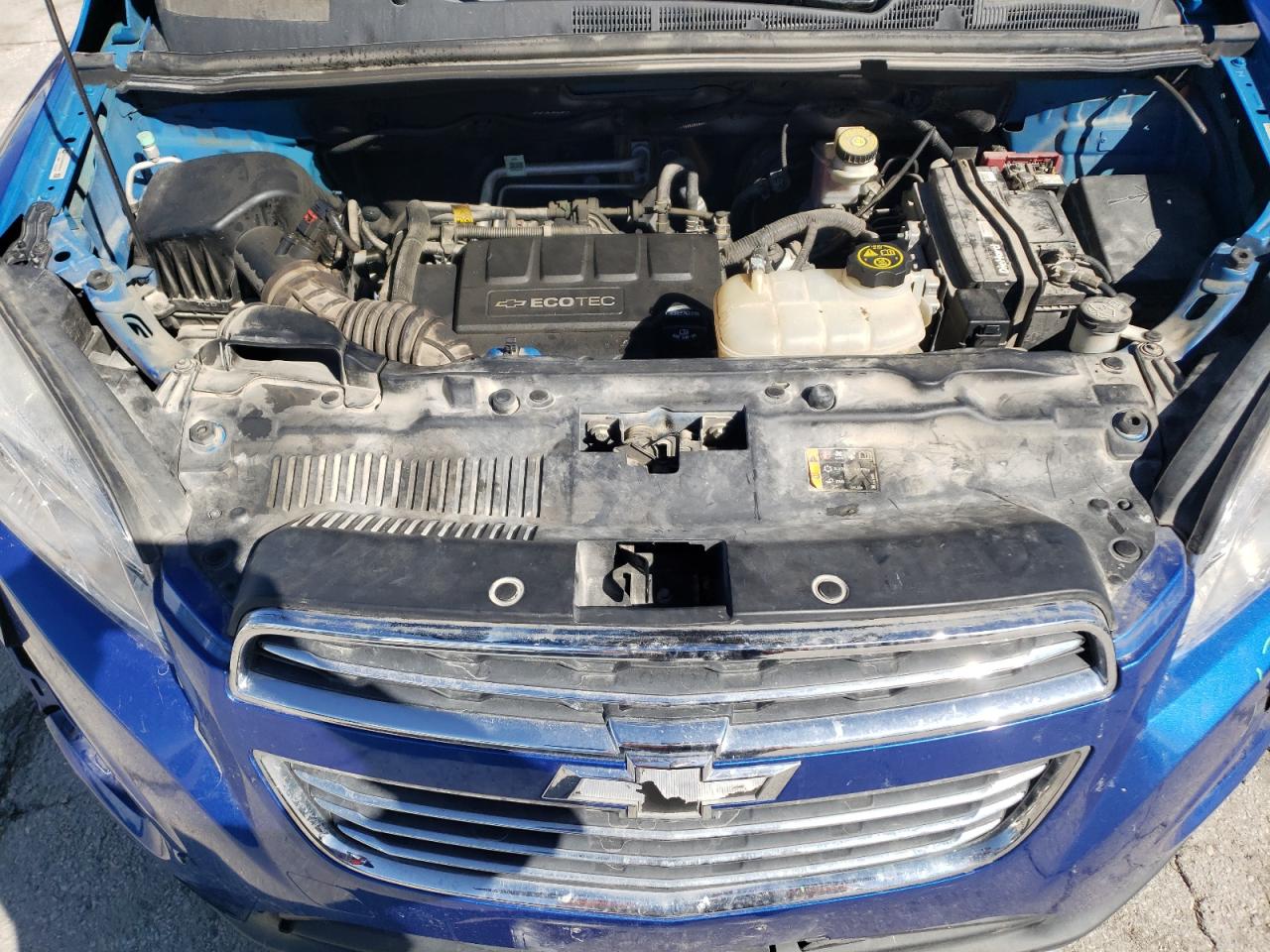 2015 Chevrolet Trax VIN KL7CJLSB8FB253619 Copart auction photo, front end / hail damage thumbnail 12