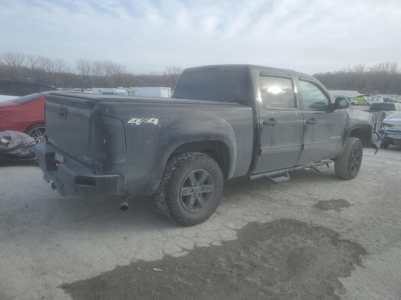 2013 GMC Sierra VIN 3GTP2VE73DG291316 Copart auction photo, front end / rear end damage thumbnail 3