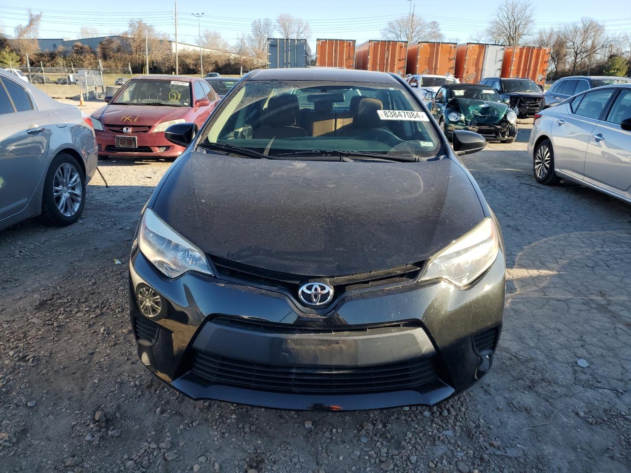 2014 Toyota Corolla VIN 5YFBURHE8EP086043 Copart auction photo, rear end damage thumbnail 5