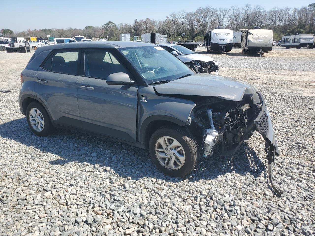2022 Hyundai Venue VIN KMHRB8A34NU200027 Copart auction photo, front end damage thumbnail 4