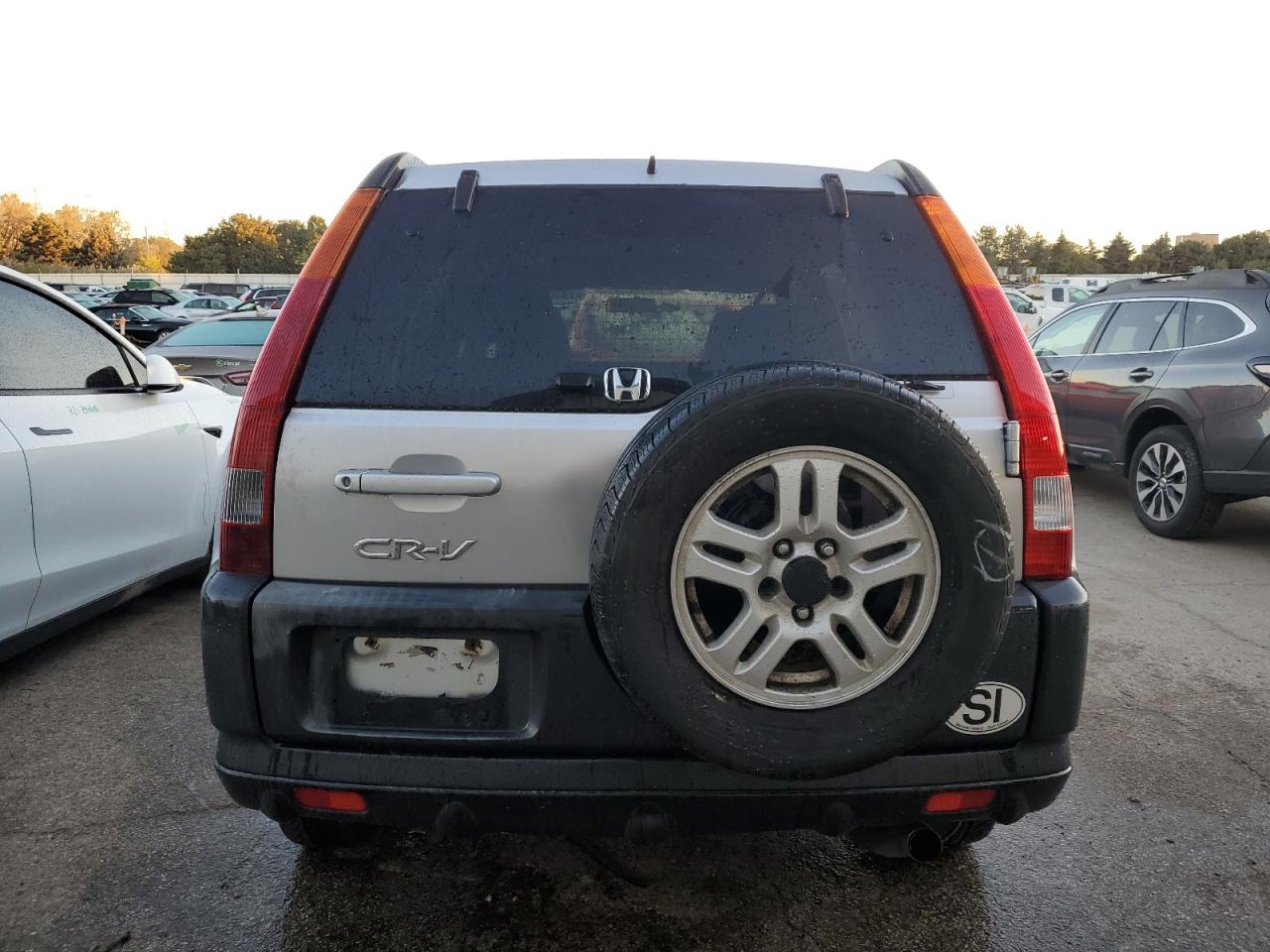2004 Honda CR-V VIN JHLRD78884C011236 Copart auction photo, front end / side damage thumbnail 6