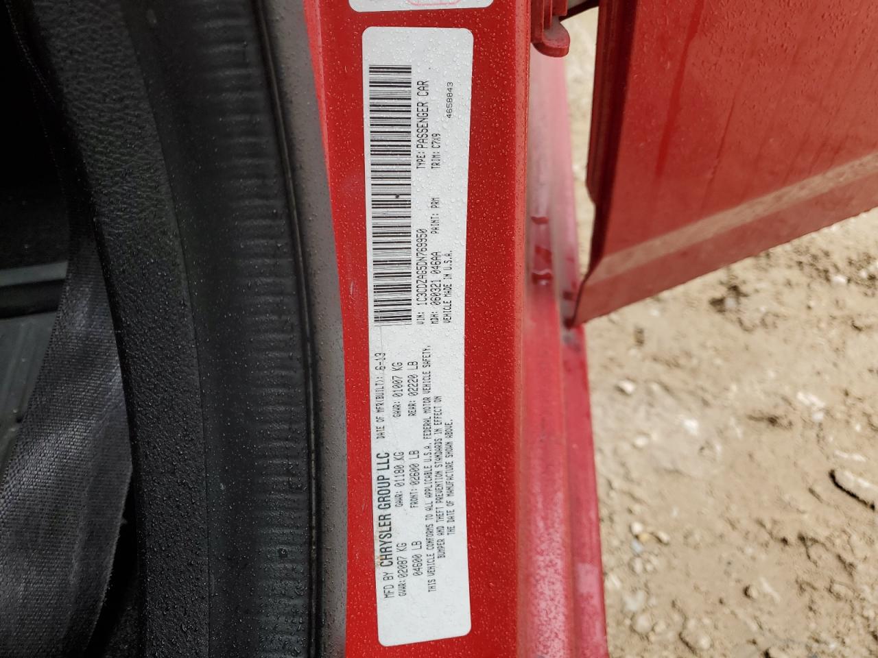 2013 Dodge Avenger VIN 1C3CDZAG5DN769950 Copart auction photo, front end damage thumbnail 15