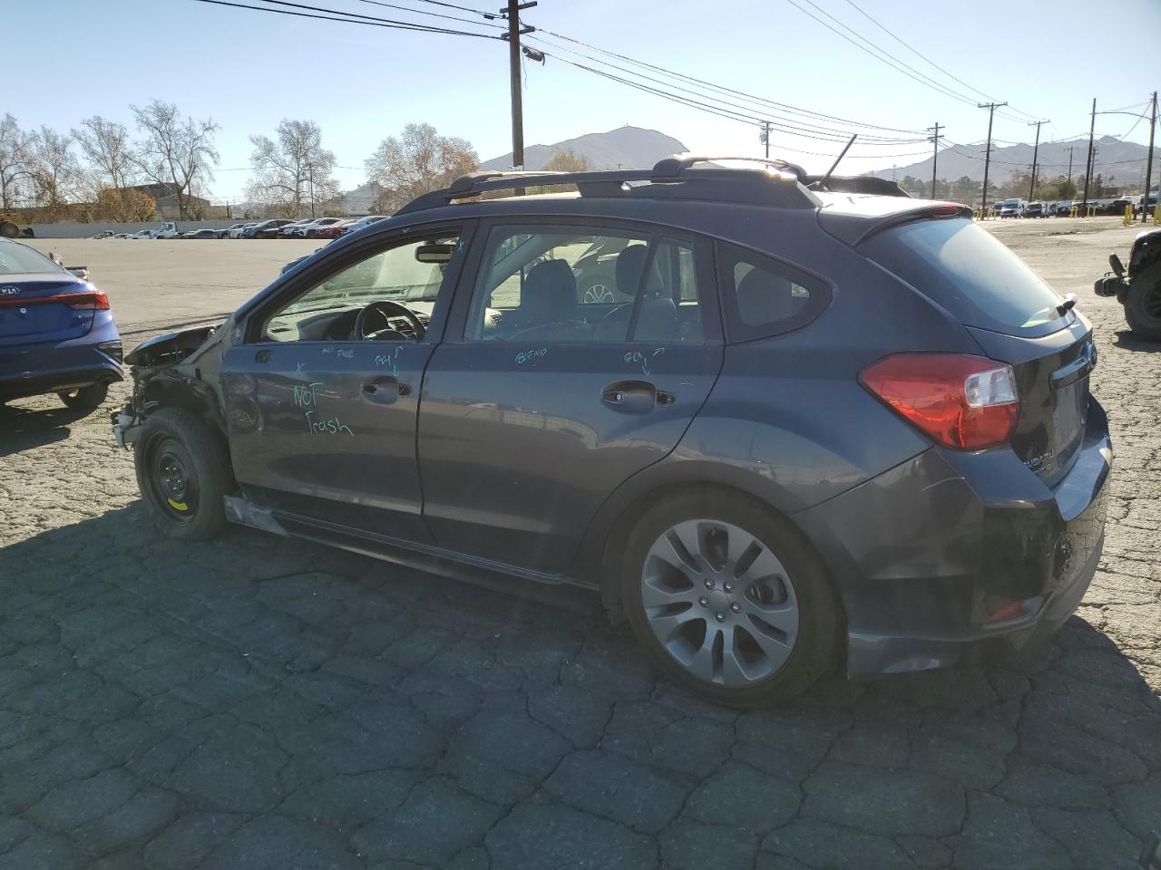 2013 Subaru Impreza VIN JF1GPAR69D2895530 Copart auction photo, front end damage thumbnail 2