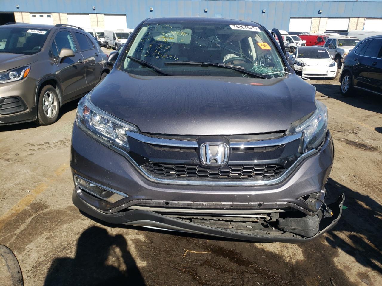 2016 Honda CR-V VIN 2HKRM4H52GH643188 Copart auction photo, all over damage thumbnail 5