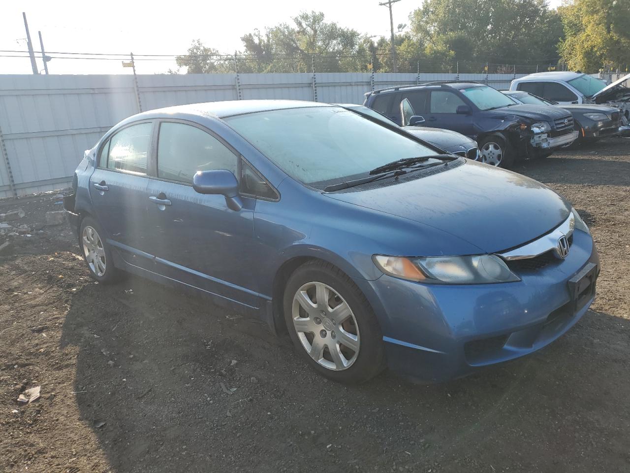 2010 Honda Civic VIN 2HGFA1F56AH581051 Copart auction photo, rear end damage thumbnail 4
