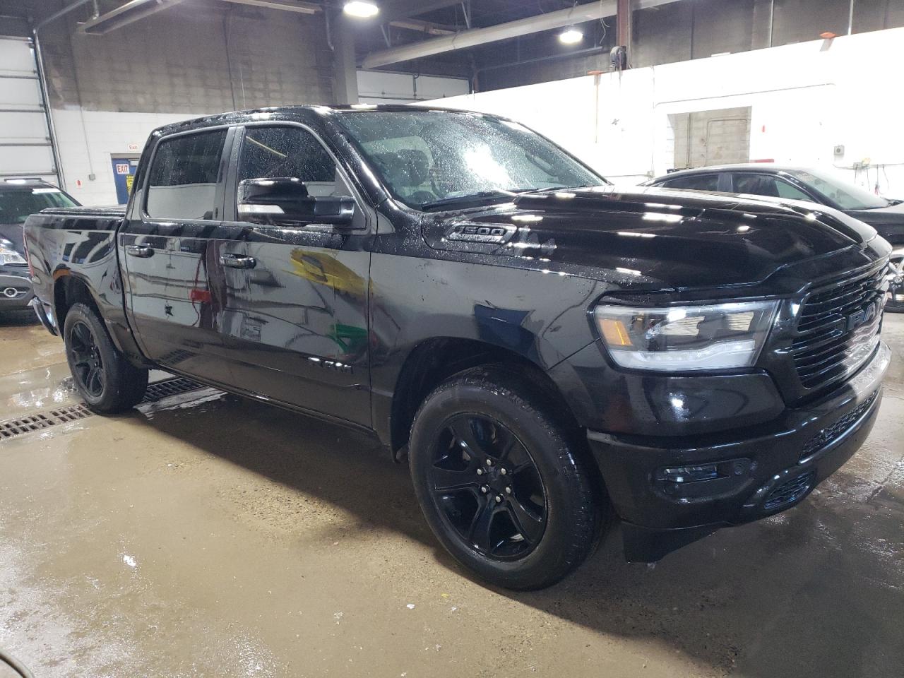2020 RAM 1500 VIN 1C6SRFFT7LN235738 Copart auction photo, rear end / side damage thumbnail 4
