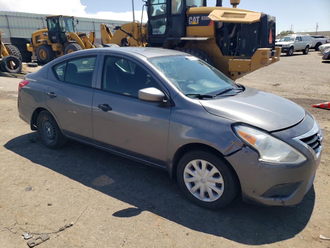 2016 Nissan Versa VIN 3N1CN7AP9GL848395 Copart auction photo, side / rear end damage thumbnail 4