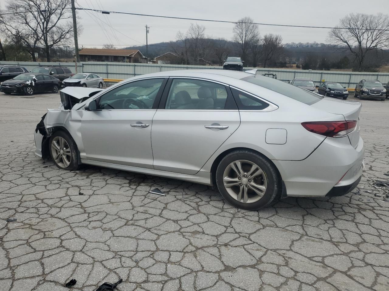 2018 Hyundai Sonata VIN 5NPE34AFXJH632824 Copart auction photo, front end damage thumbnail 2
