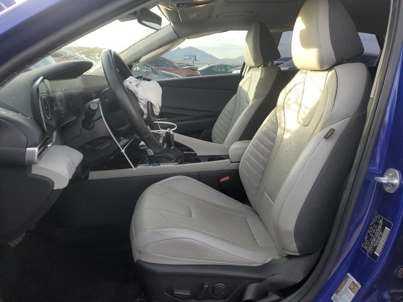 2022 Hyundai Elantra VIN KMHLN4AJ2NU020677 Copart auction photo, all over damage thumbnail 7