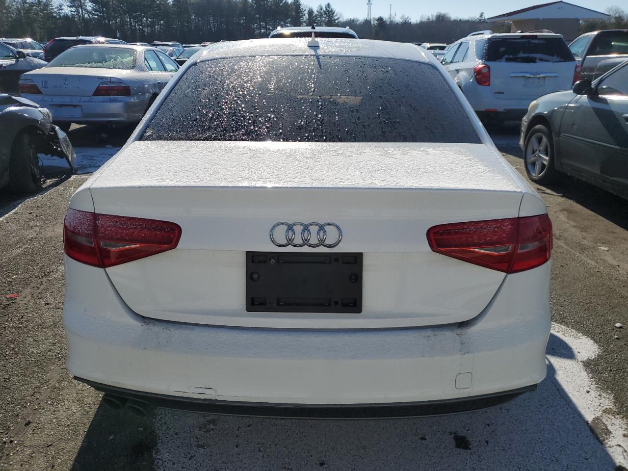 2015 Audi A4 VIN WAUBFAFL9FN025034 Copart auction photo, front end / minor dent/scratches damage thumbnail 6