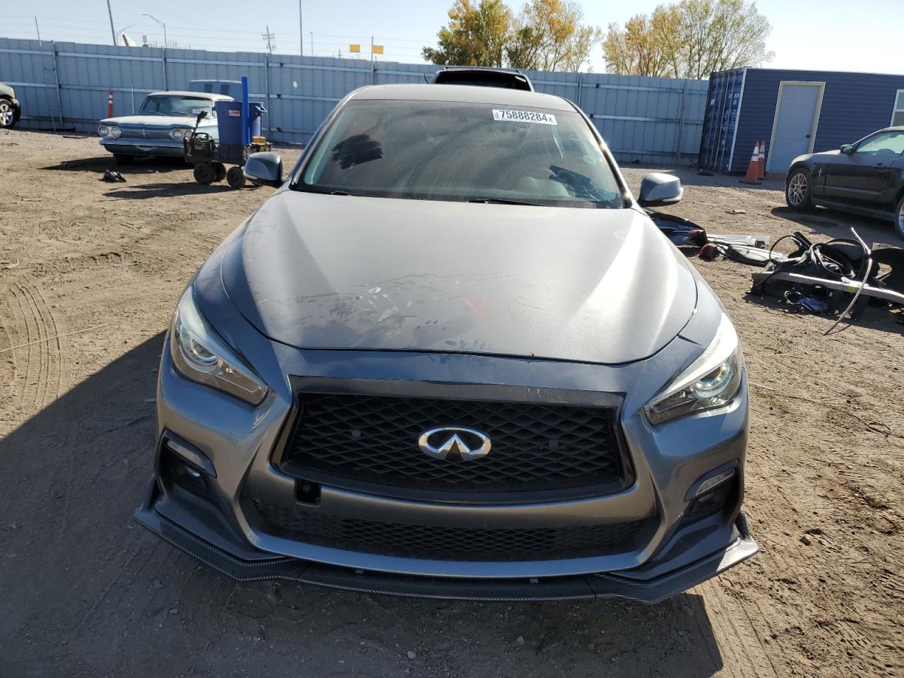 2018 Infiniti Q50 VIN JN1EV7AR0JM433361 Copart auction photo, rear end damage thumbnail 5
