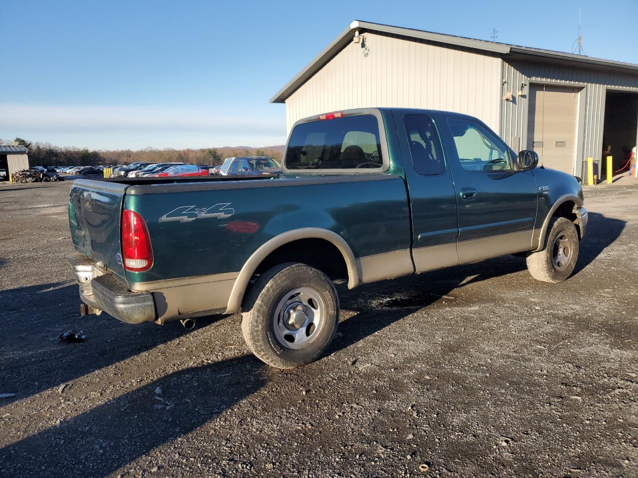 2000 Ford F-150 VIN 1FTRX18W9YNA53814 Copart auction photo, rear end / side damage thumbnail 3